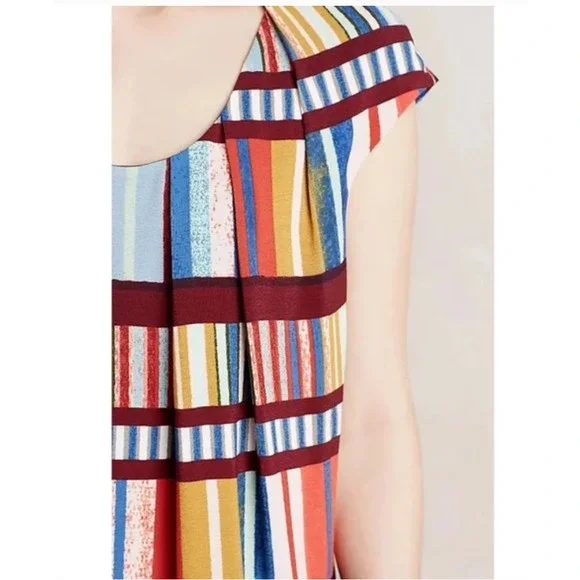 Anthropologie Maeve Au Revoir Library Shift Dress | Sz 4, multi - Picture 4 of 15